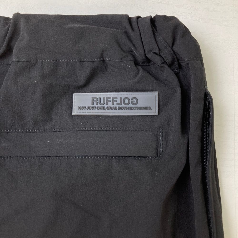 サイズ：L RUFFLOG ラフロッグ 最新 ロゴ刺繍 ナイロンストレッチ