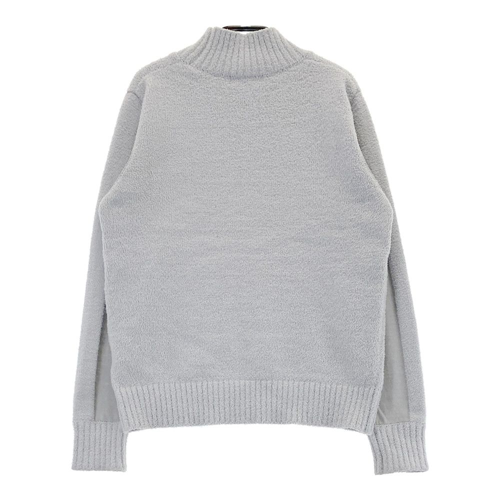サイズ：M AND PER SE アンパスィ モックネック ニットセーター グレー