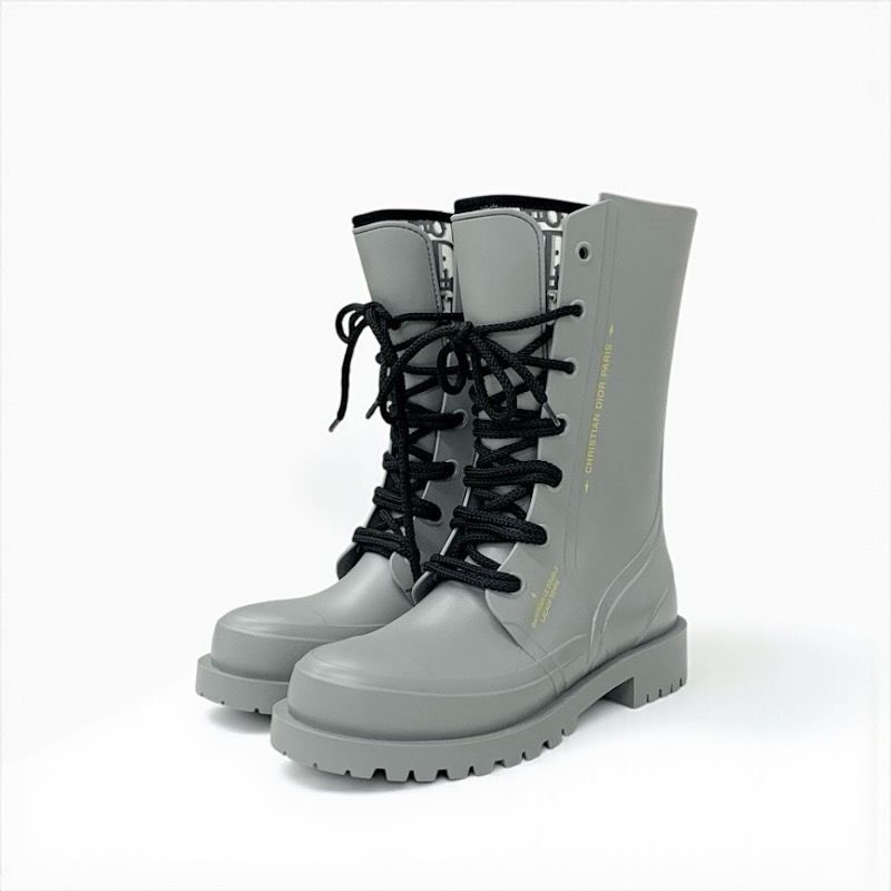 Dior アウトドアブーツ グレー ブラック お 手頃 価格ファッション - Dior アウトドアブーツ グレー ブラック
