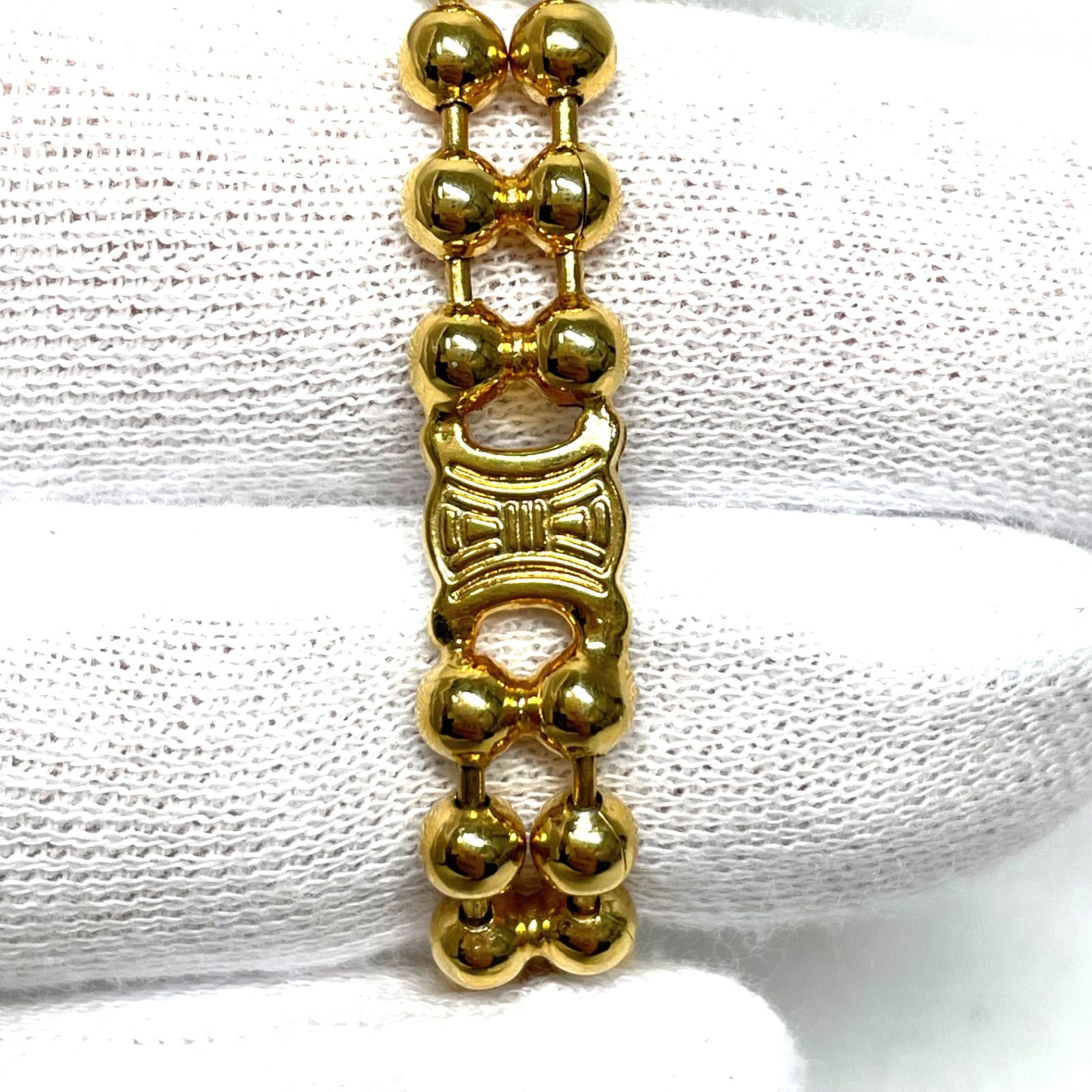 CELINE ブレスレット アクセサリー トリオンフティーン ゴールド CELINE ブレスレット トリオンフ CELINE セリーヌ トリオンフ