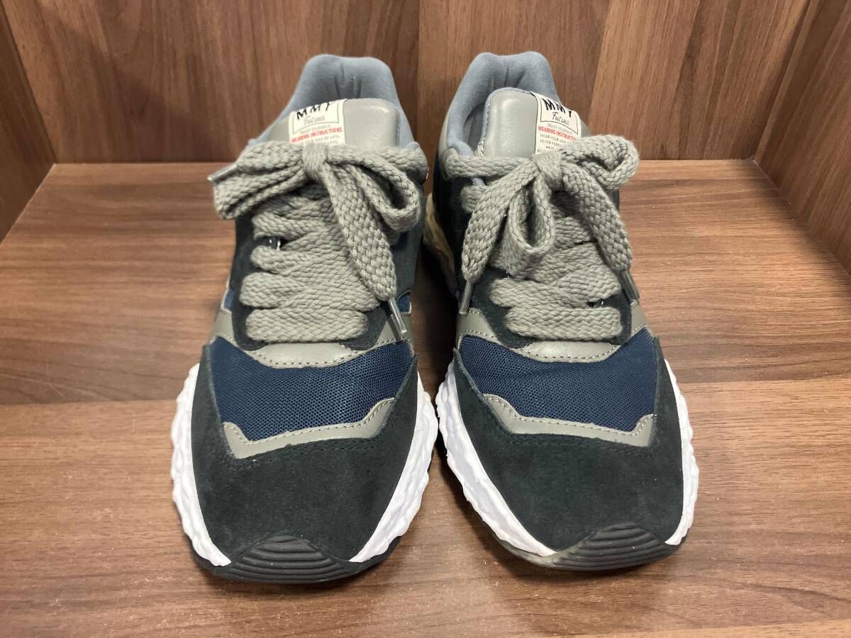 Maison MIHARA メゾン ミハラヤスヒロ MMY サイズ44 28 5 cm き GEORGE ジョージ low top スニーカー ネイビー