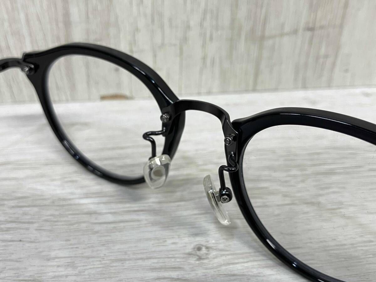 URBAN RESEARCH × KANEKO OPTICAL celluloid. メガネ 眼鏡 アーバンリサーチ ブラック ケース付き セルロイド ヘンプドリンク 疲労回復ドリンク