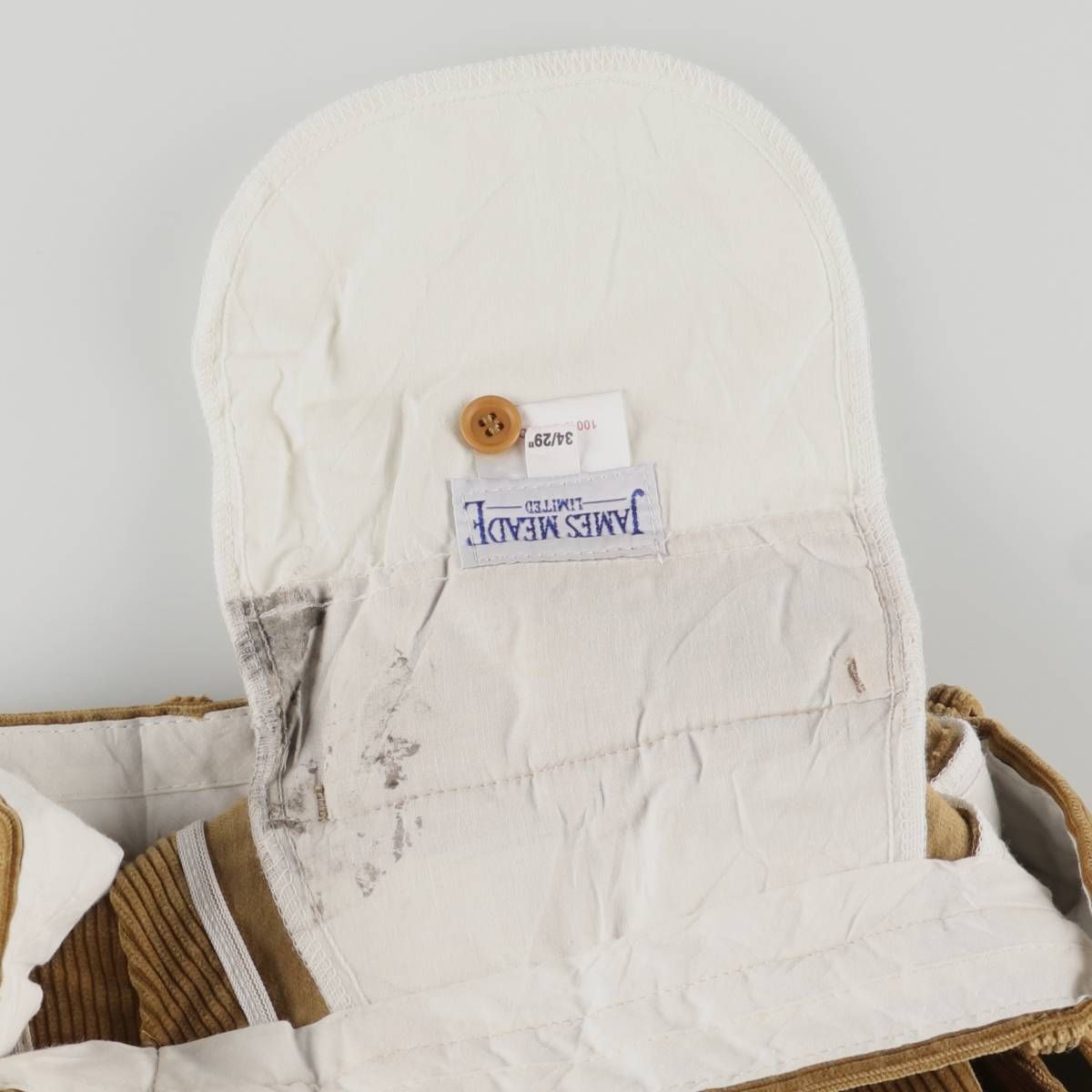 ワンタック コーデュロイパンツ