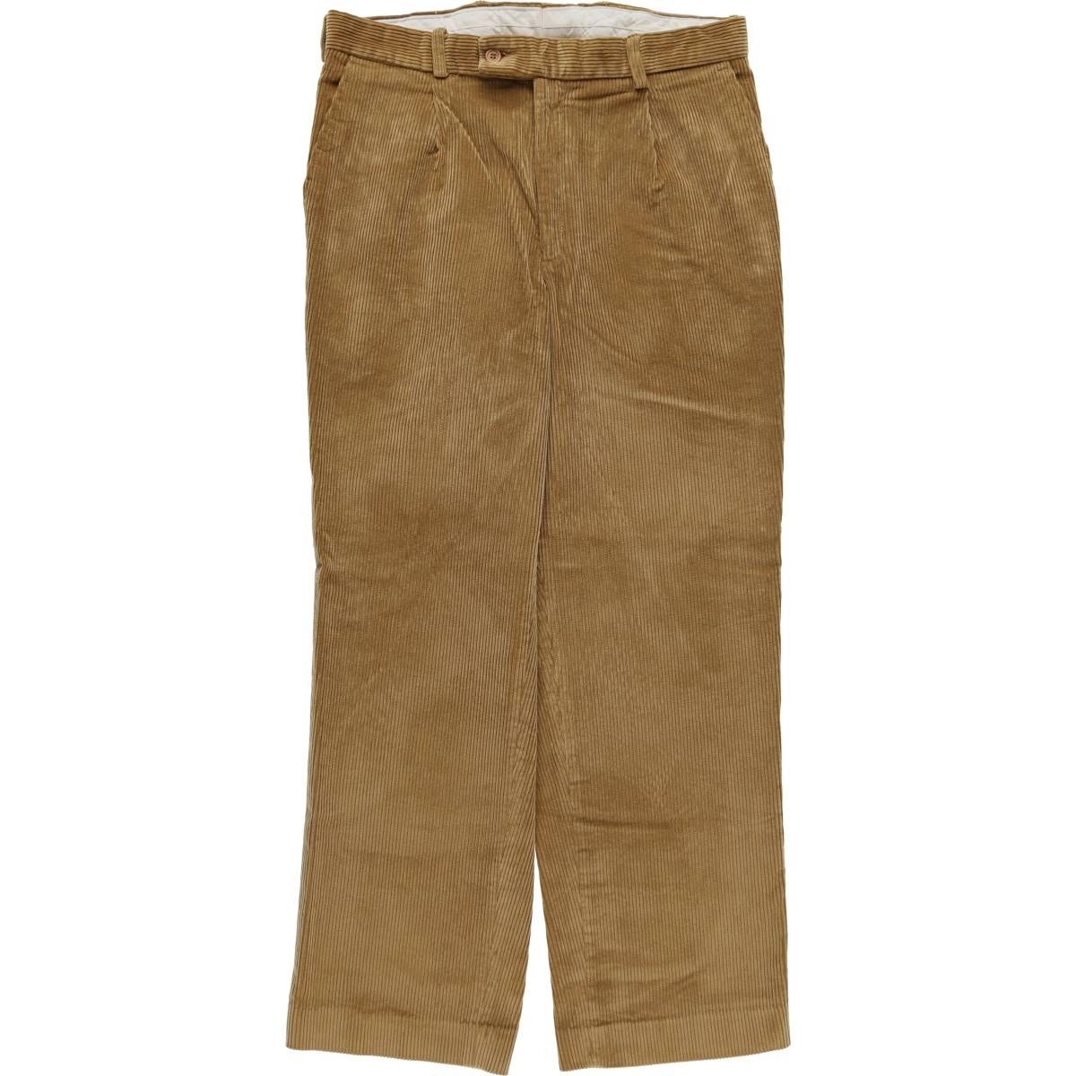 古着 JAMES MEADE ワンタック コーデュロイパンツ 英国製 メンズw 34相当 eaa 602308
