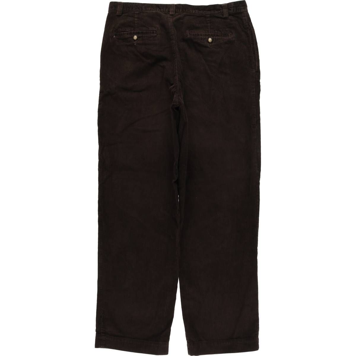 古着 エディーバウアー Eddie Bauer ツータック 太畝 コーデュロイパンツ メンズw 37相当 eaa 602309