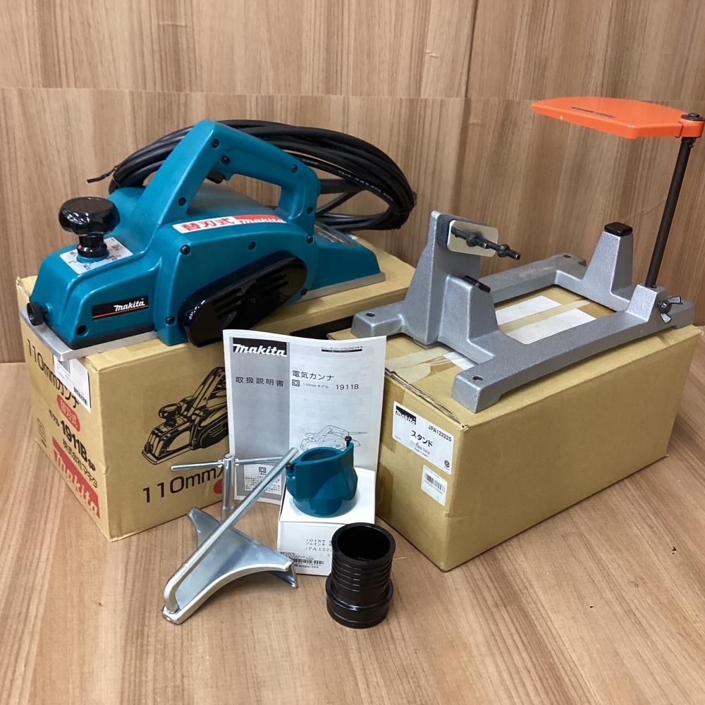 makita マキタ 1911 Bsp 替刃式電気カンナ カンナスタンド 移動定規 ジョイント55アッセンブリセット 201
