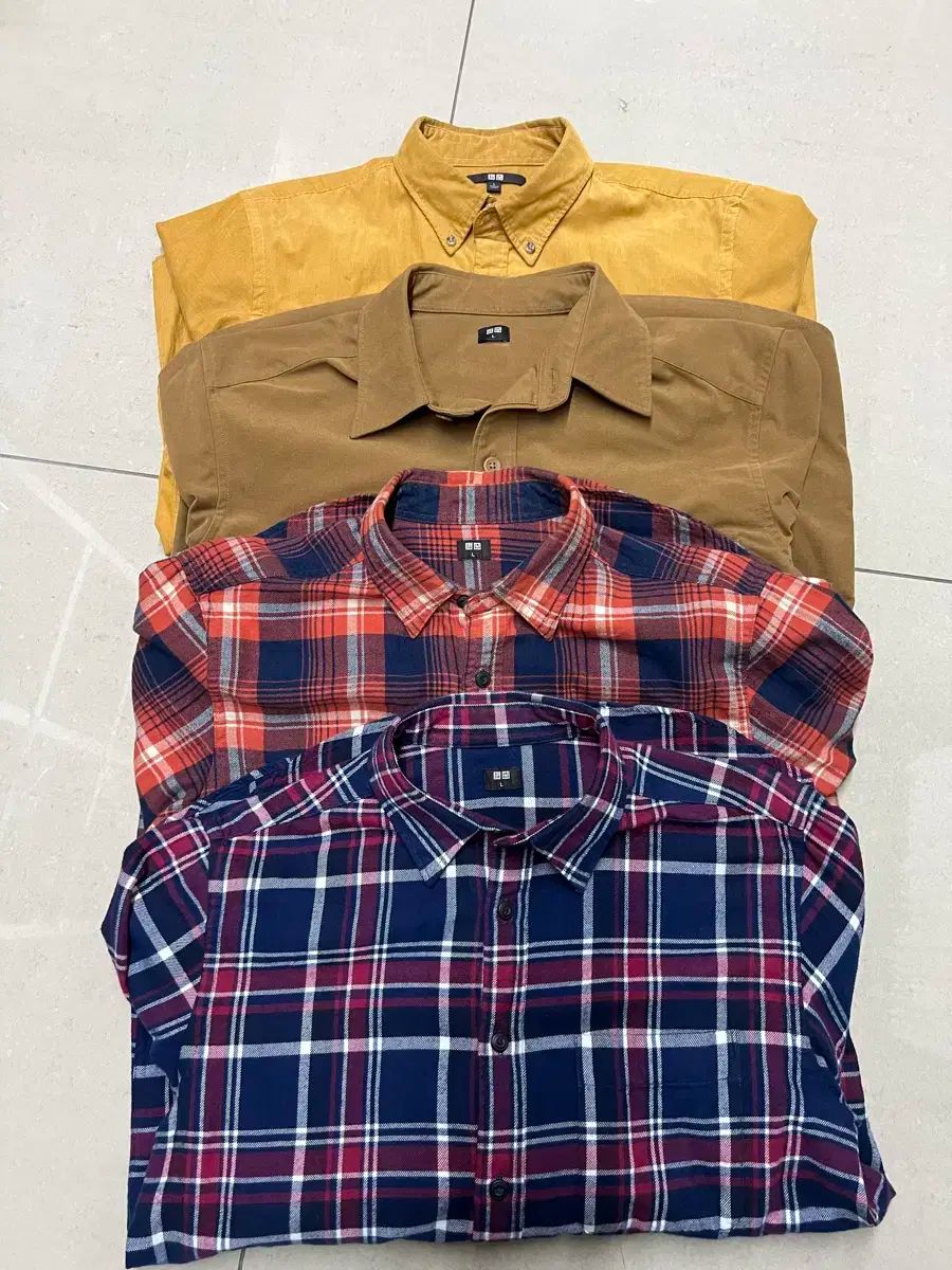 UNIQLO ユニクロ シャツセット フランネル コーデュロイ ワークシャツ まとめ