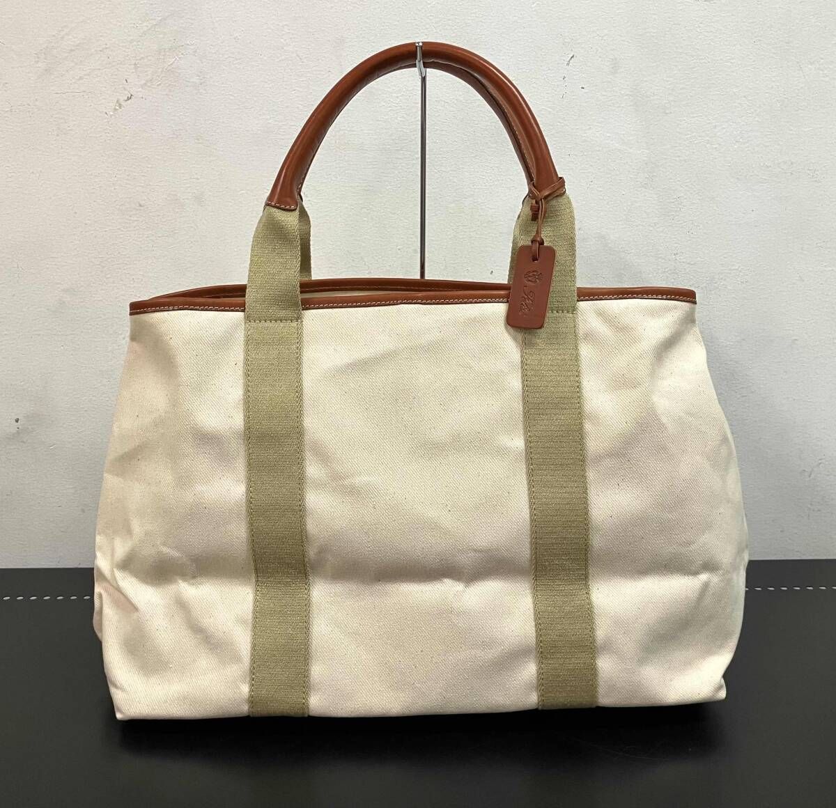 Felisi フェリージ トートバッグ 17-72 ホワイトデニム ベージュ