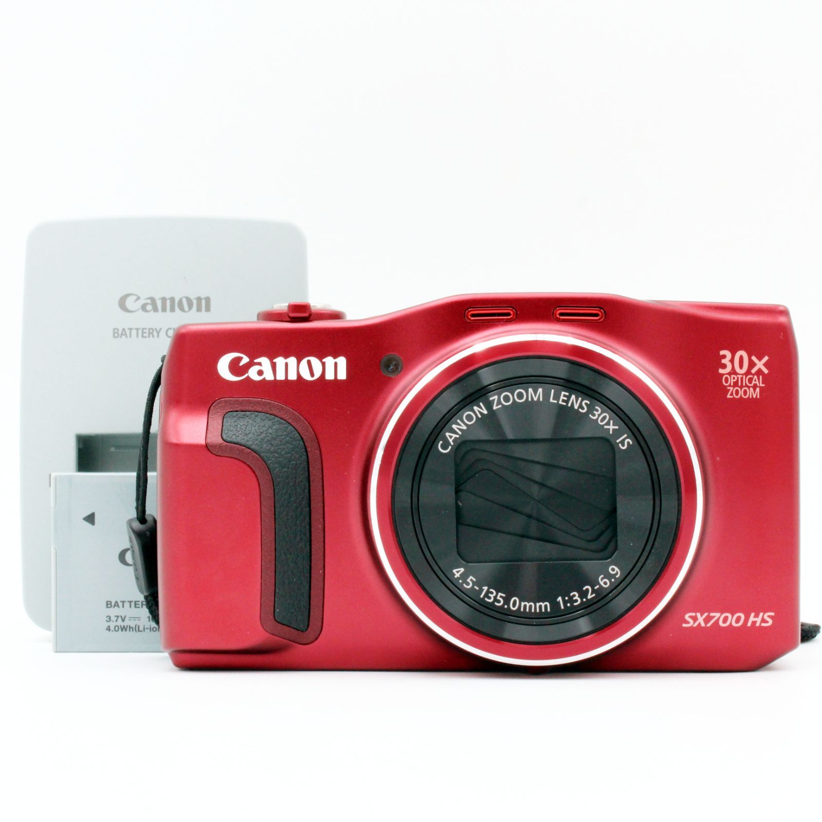 新品級】CANON PowerShot SX700 HS レッド#8105 - メルカリ