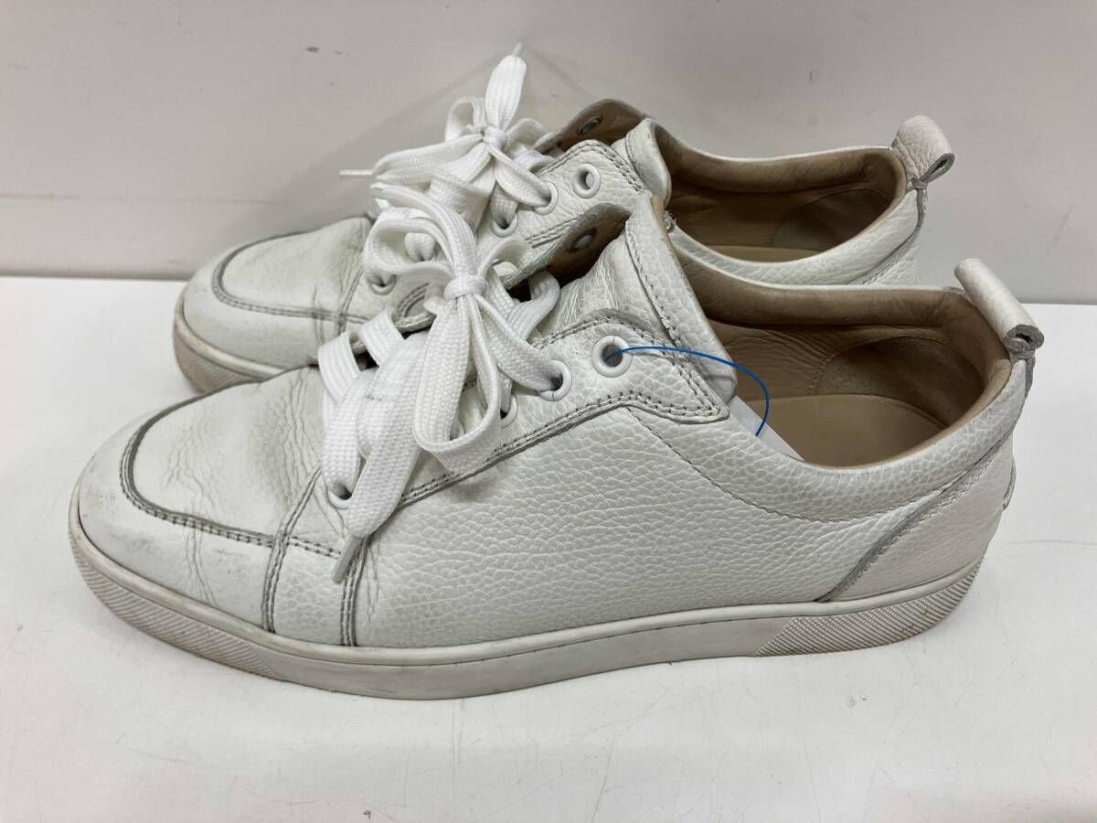 Christian Louboutin クリスチャンルブタン スニーカー ラントゥロー フラット 1180255 39 ホワイト