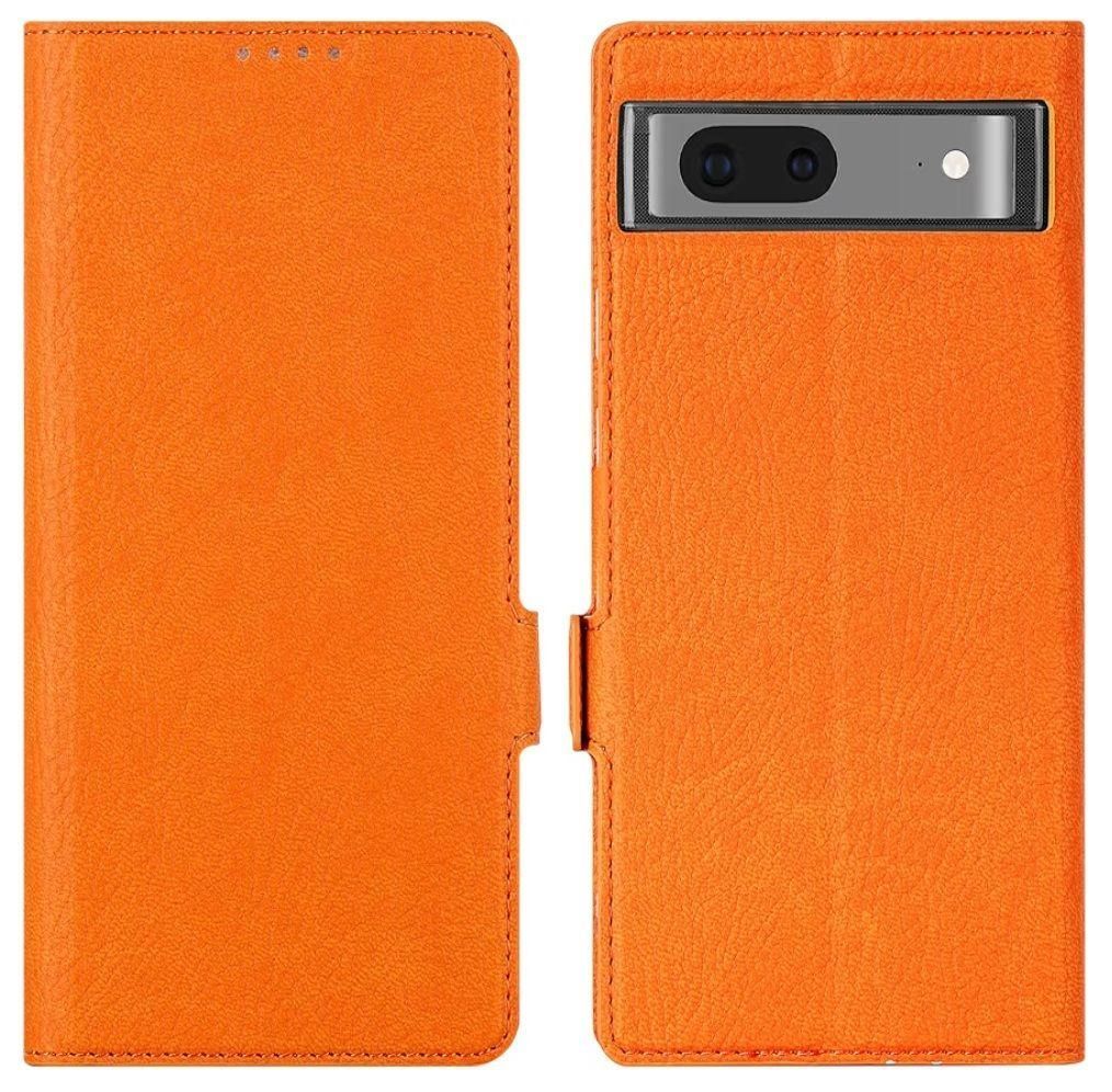 Google Pixel 7 手帳型ケース EVADA オレンジ カード収納付き - メルカリ