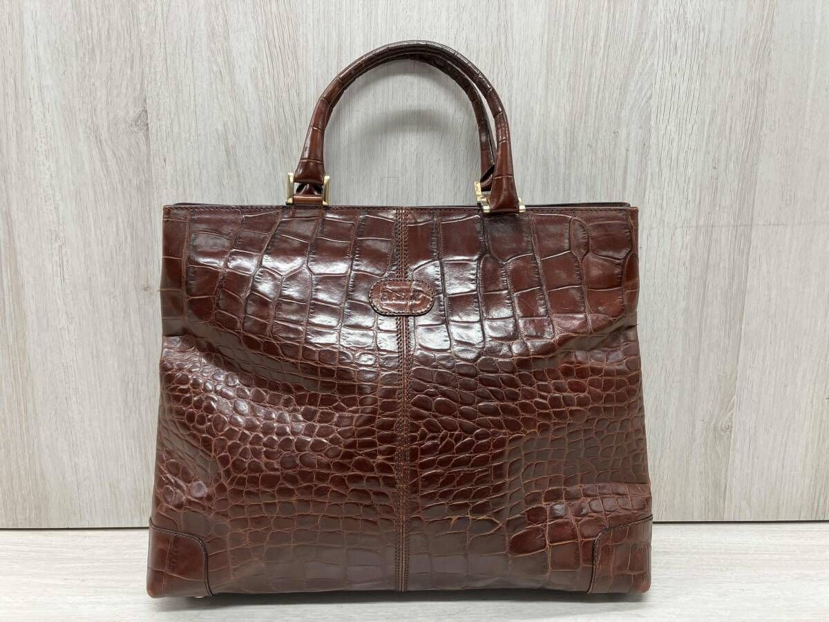 BALLY トートバッグ ブラウン