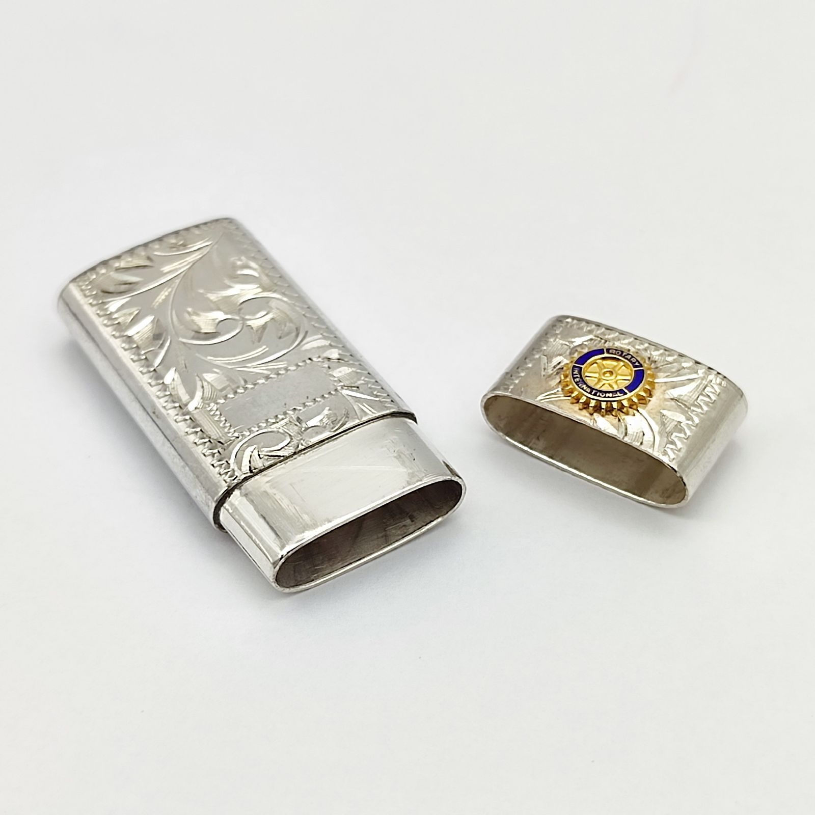 シルバー925仁丹ケース 仁丹ケース ロータリークラブ ROTARY INTERNATIONAL SILVER シルバー