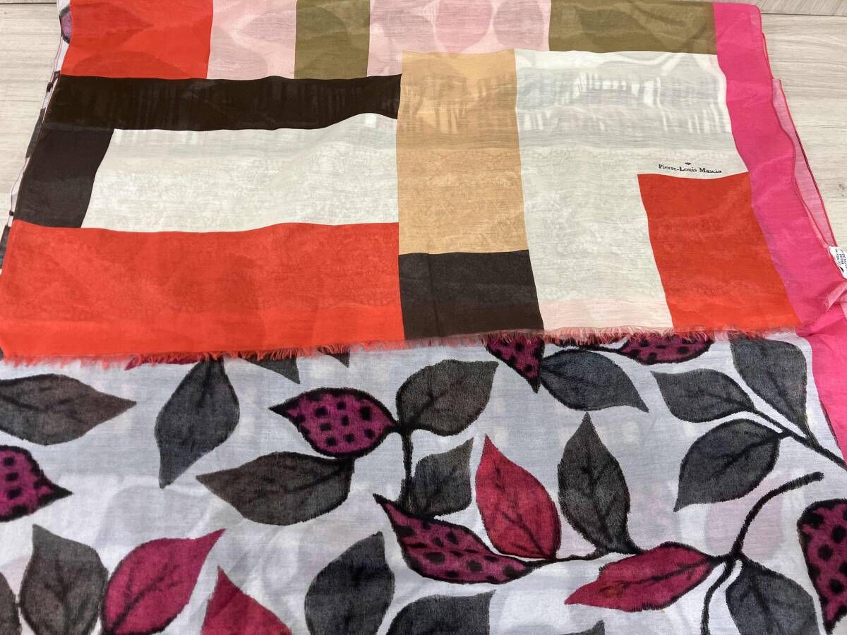 Pierre-Louis Mascia/ピエールルイマシア/ストール/シルク混/ピンク