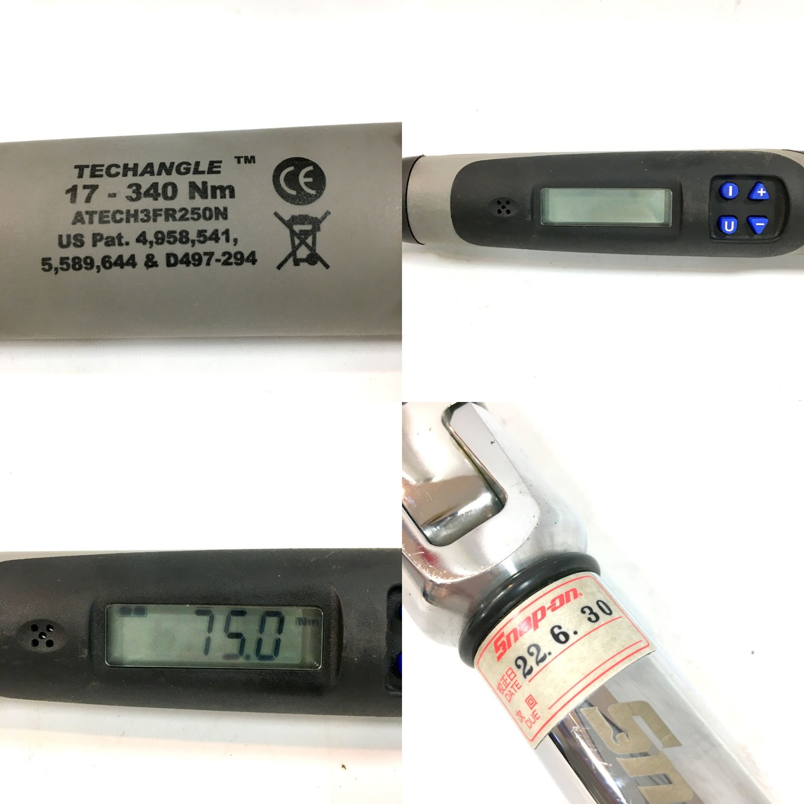  Snap-on スナップオン 1 2 デジタルトルクレンチ 17～340 N m 未校正 自動車 整備 工具 交換 ハンドツール DW 3664 トルクレンチ スパナ レンチ