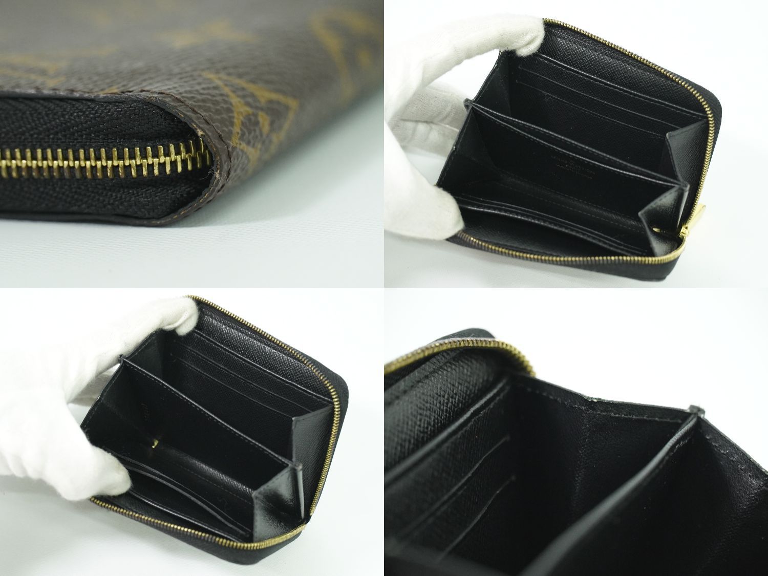 本物 ルイヴィトン LOUIS VUITTON LV ジッピーコインパース モノグラム