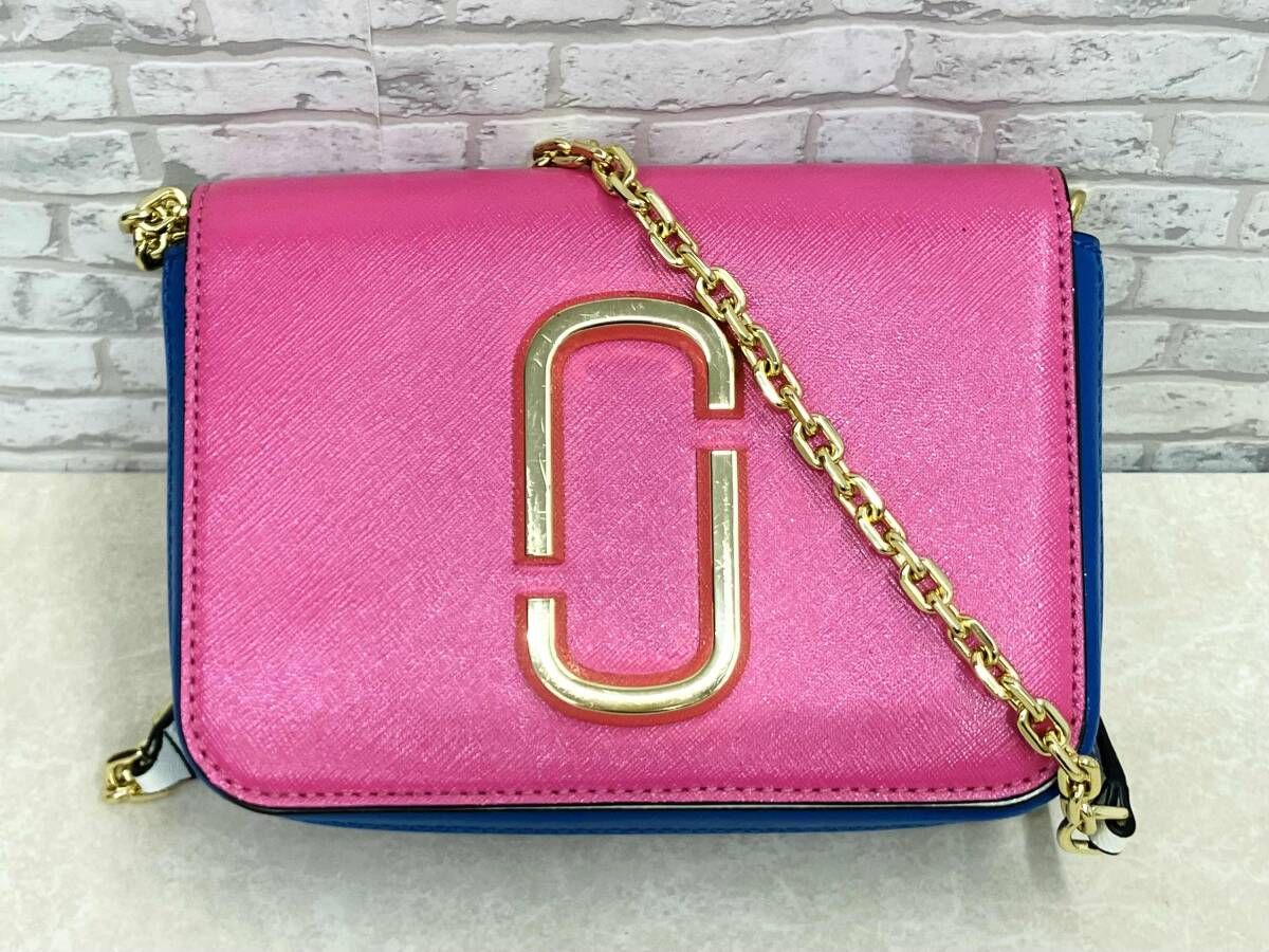 MARC JACOBS マークジェイコブス HIP SHOT P_TL_1147 m 0013613 ショルダーバッグ レディース鞄 ピンク ブルー