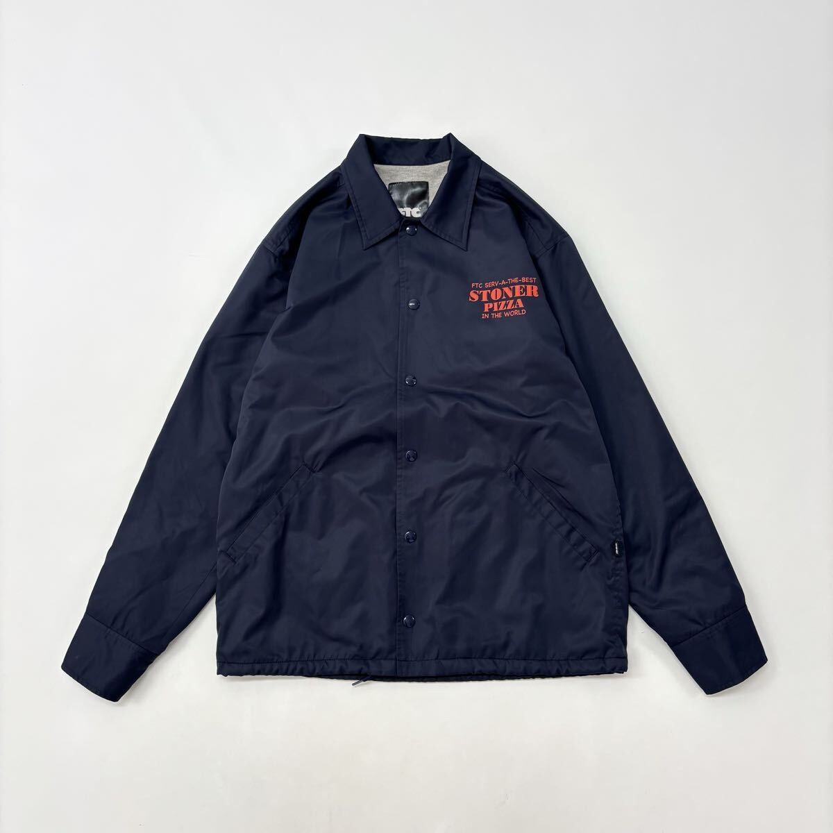 FTC エフティーシー STONER PIZZA IN THE WORLD COACH JACKET コーチ