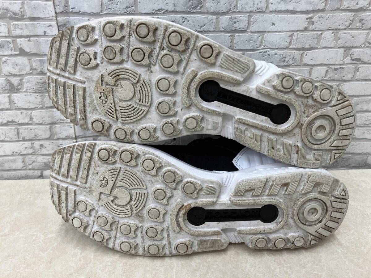 adidas アディダス ZX FLUX PLUS S75932 スニーカー 27cm ブラック