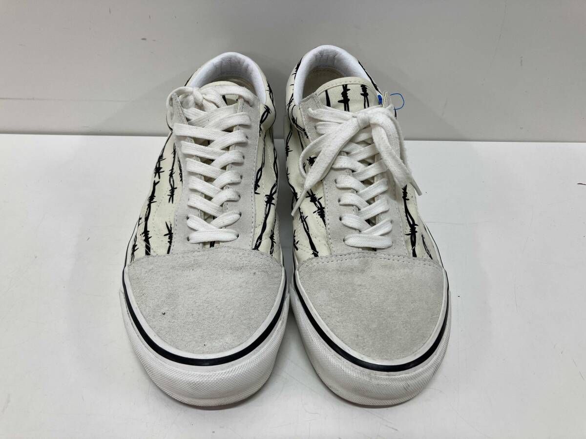 VANS バンズ スニーカー BARBED WIRE 有刺鉄線 anaheim 29.5 cm ホワイト