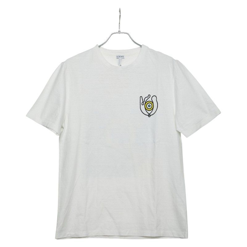 ロエベ EYE NATURE PRINTED T-SHIRT Tシャツ サイズM ホワイト マルチ
