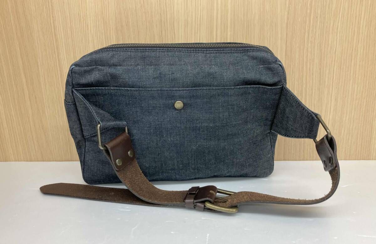 DRIES VAN NOTEN ドリスヴァンノッテン ボディバッグ デニムバッグ インディゴ 通年