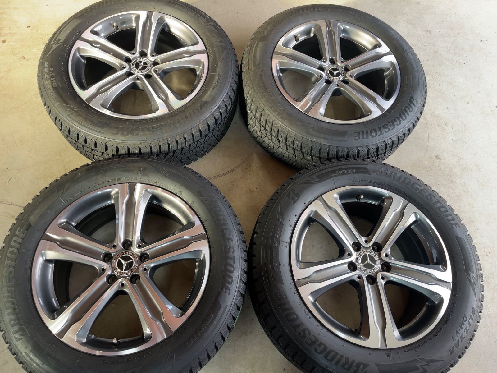 ベンツ GLC BS V 3 バリ山 製 18インチ 4本セット