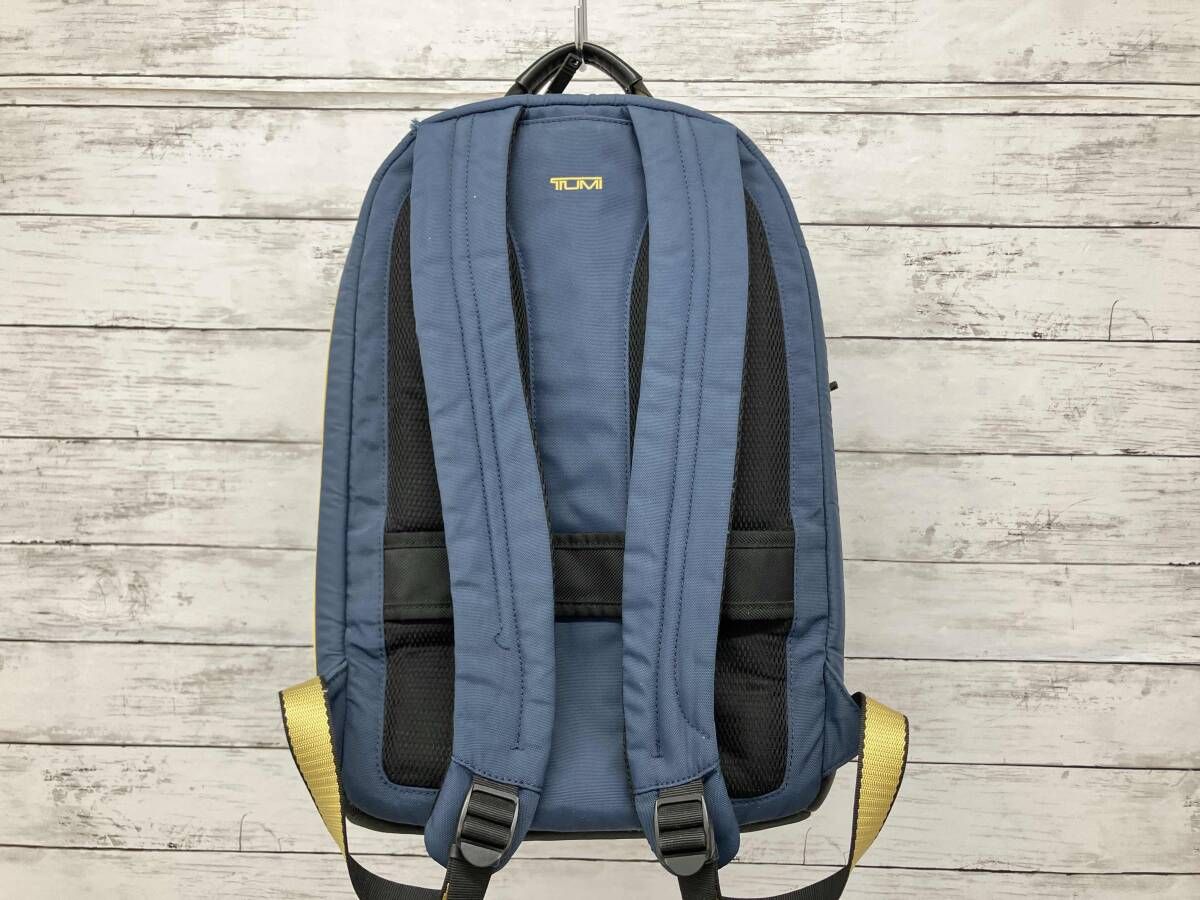 TUMI リュック ネイビー ブラック イエロー