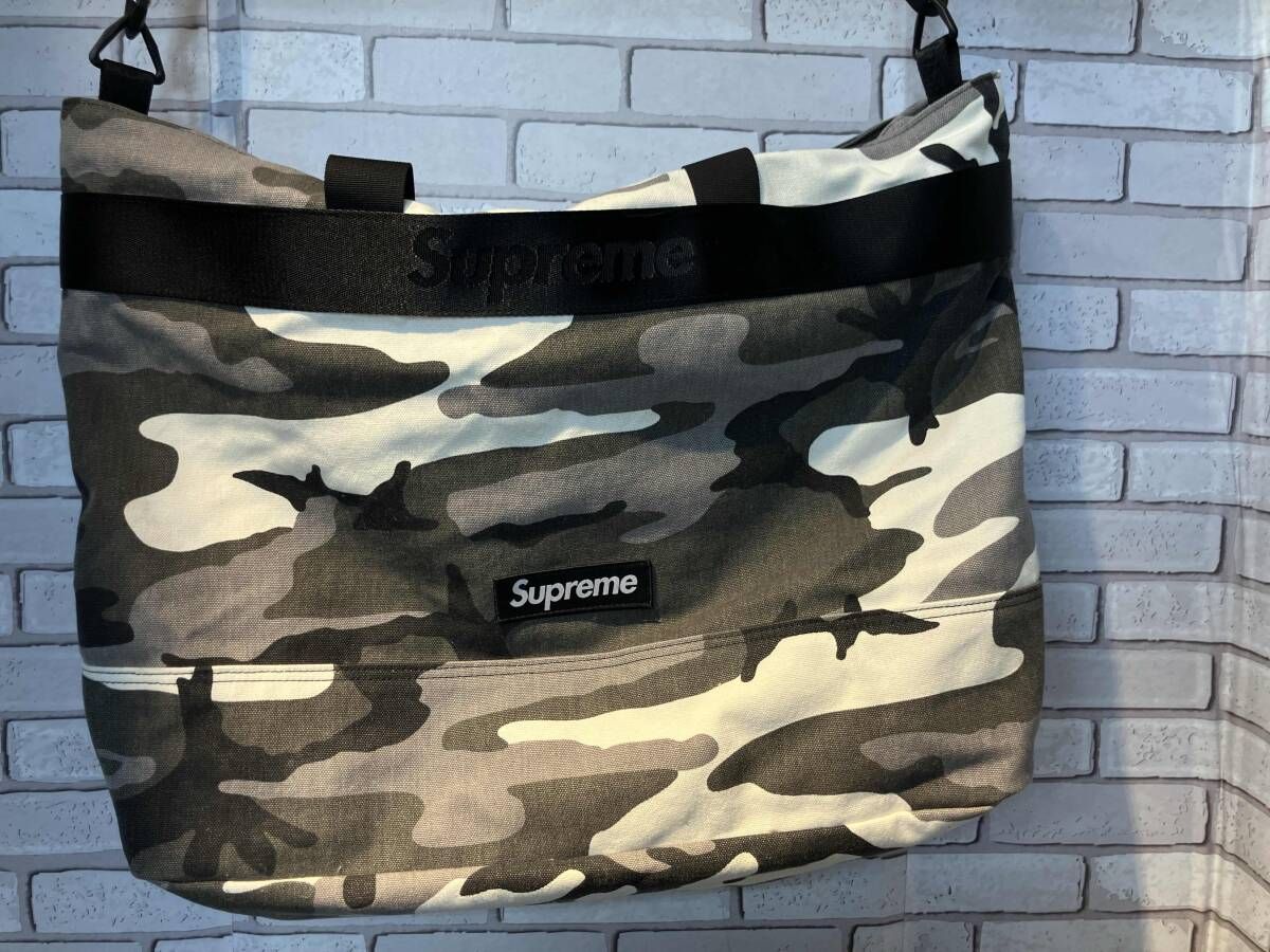 Supreme トートバッグ 2WAY カモフラ キャンバス 大容量 ストリート