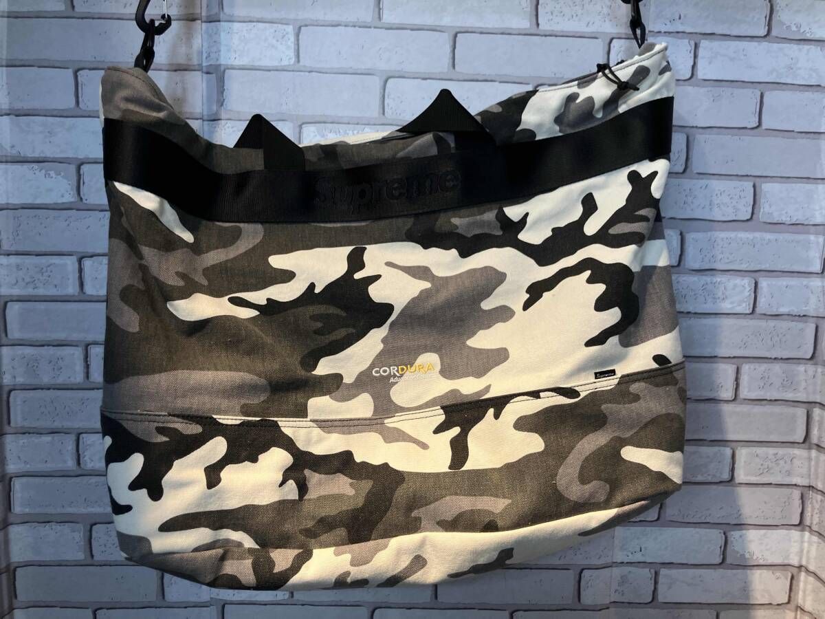 Supreme 迷彩トートバッグ Supreme トートバッグ 2WAY カモフラ キャンバス 大容量 ストリート