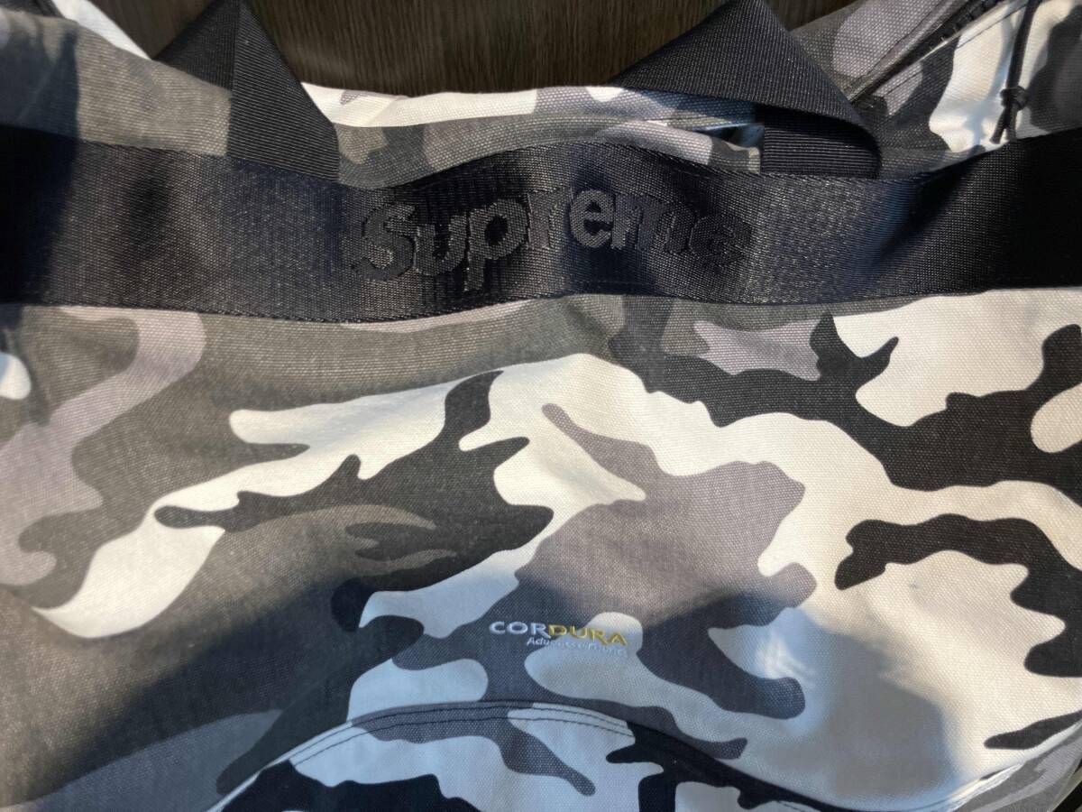Supreme トートバッグ 2WAY カモフラ キャンバス 大容量 ストリート