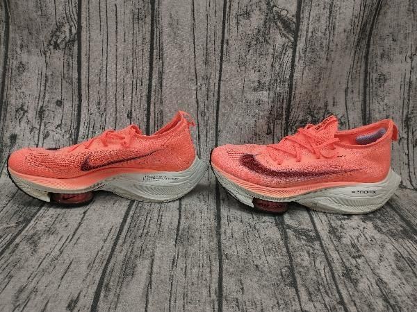 NIKE AIR ZOOM NEXT％ ナイキ エアズーム アルファフライ ネクストパーセント オレンジ 25.0 cm CI 9925-800 袋付き