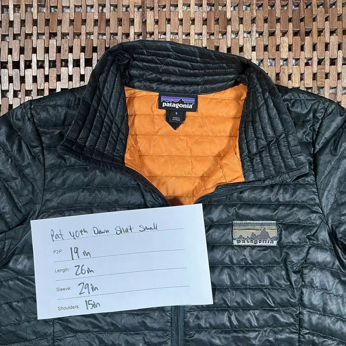  10 s patagonia パタゴニア ダックダウン 軽量ダウン ブラック ジャンパー ブルゾン ジャケット アウター
