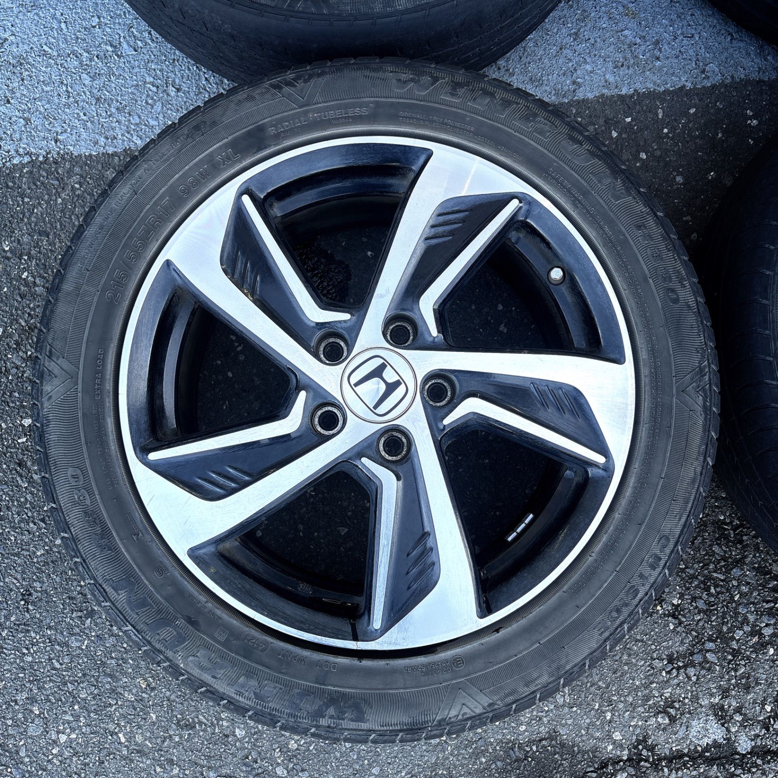 送料無料】ホンダ オデッセイ アブソルート 純正ホイールタイヤセット