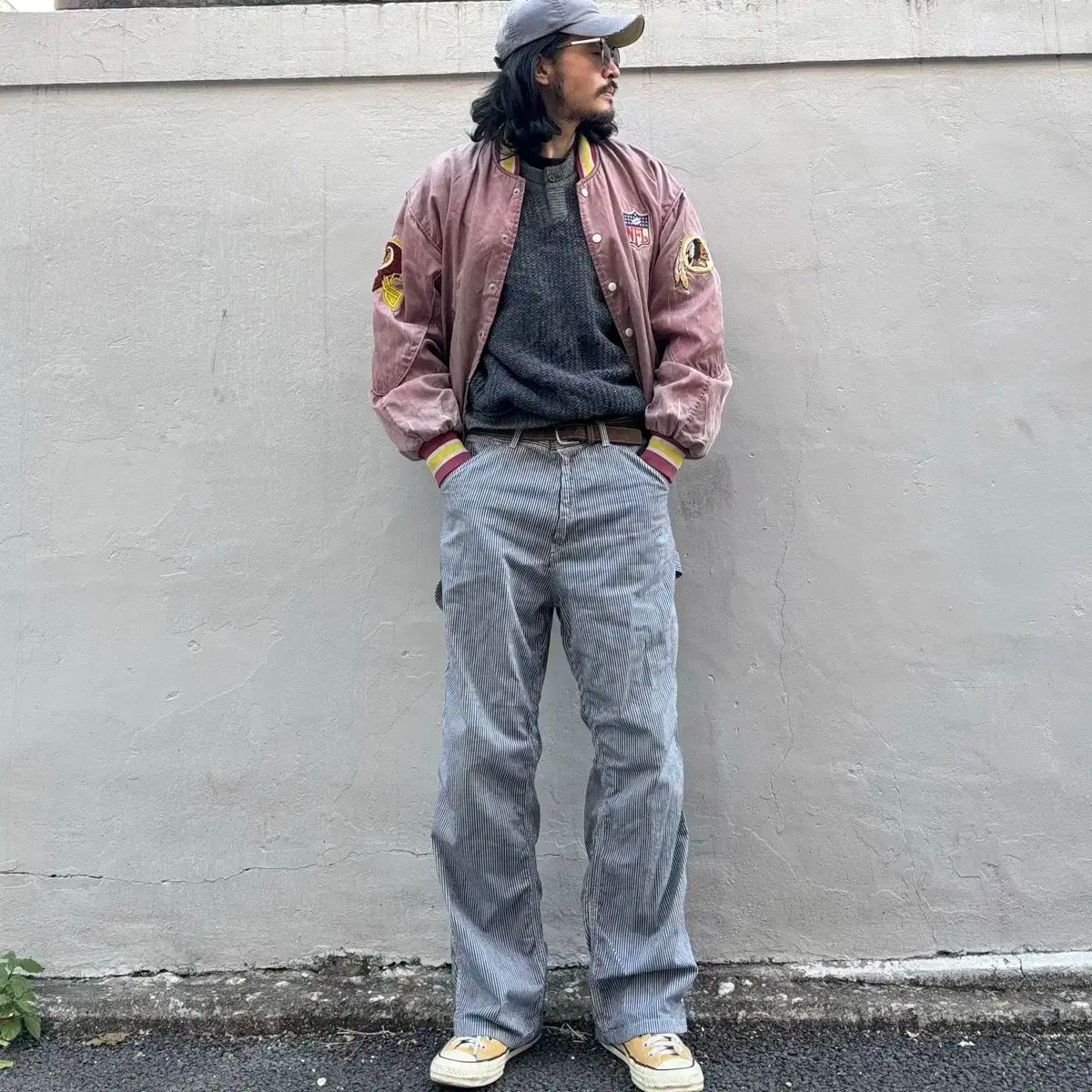 日本 ザ リアルマッコイズ ジョーマッコイ 726 ヒッコリー カーペンター パンツ