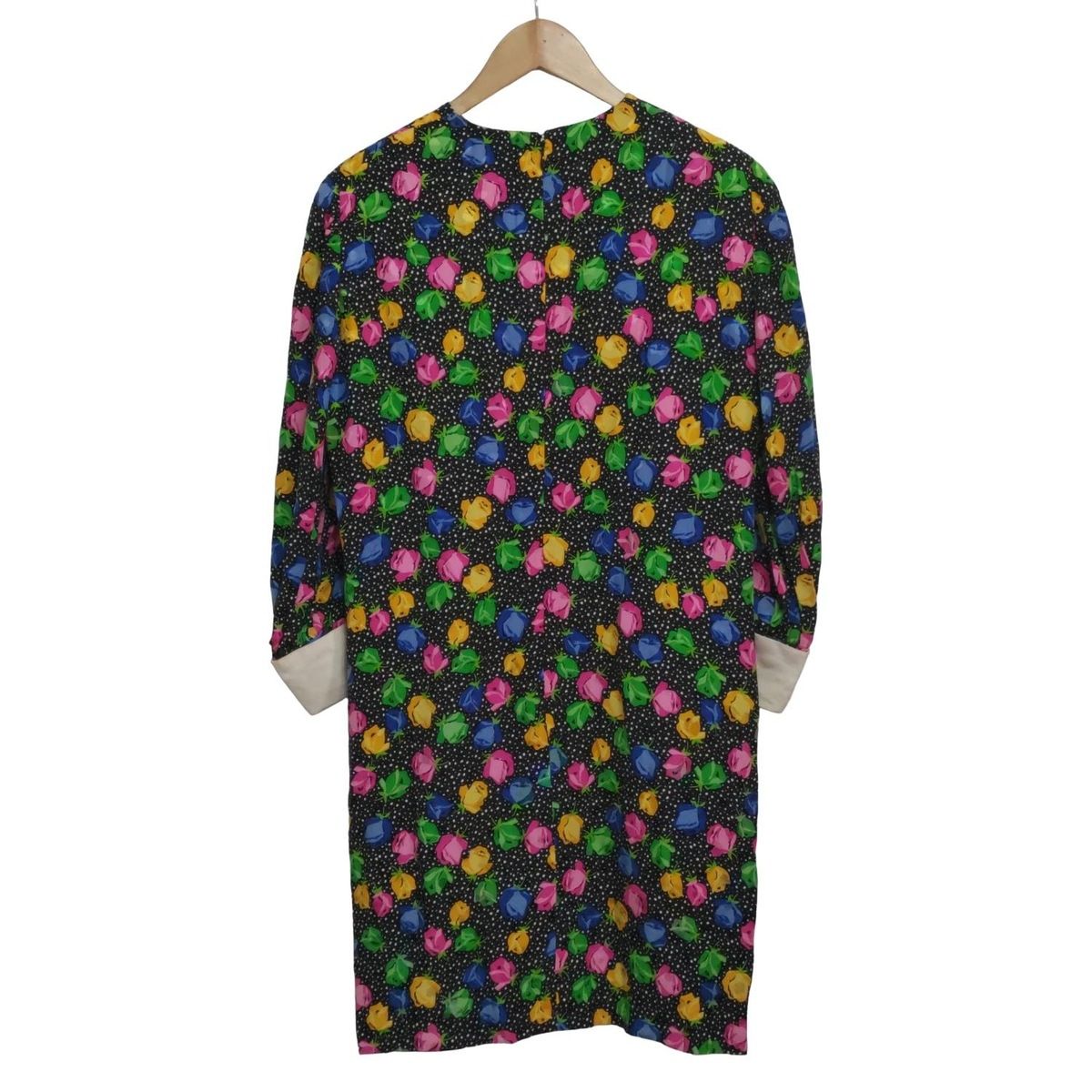 AKRIS(アクリス) ワンピース サイズF 40 レディース - 黒×ピンク