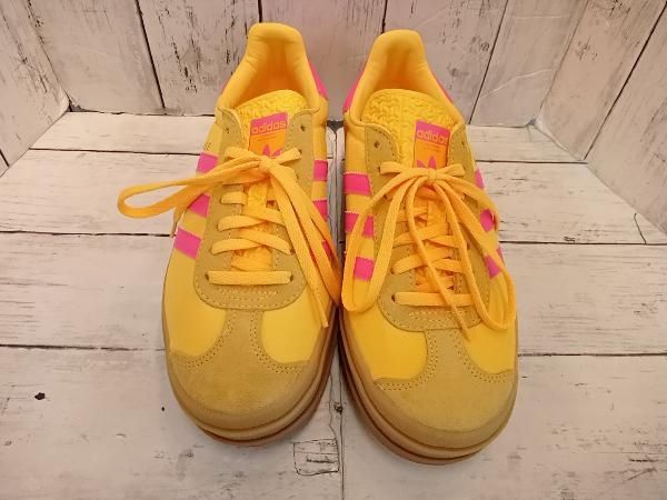 adidas アディダス IG 4387 GAZELLE BOLD 24.5 cm イエロー ピンク スニーカー ストリート カジュアル スポーツ