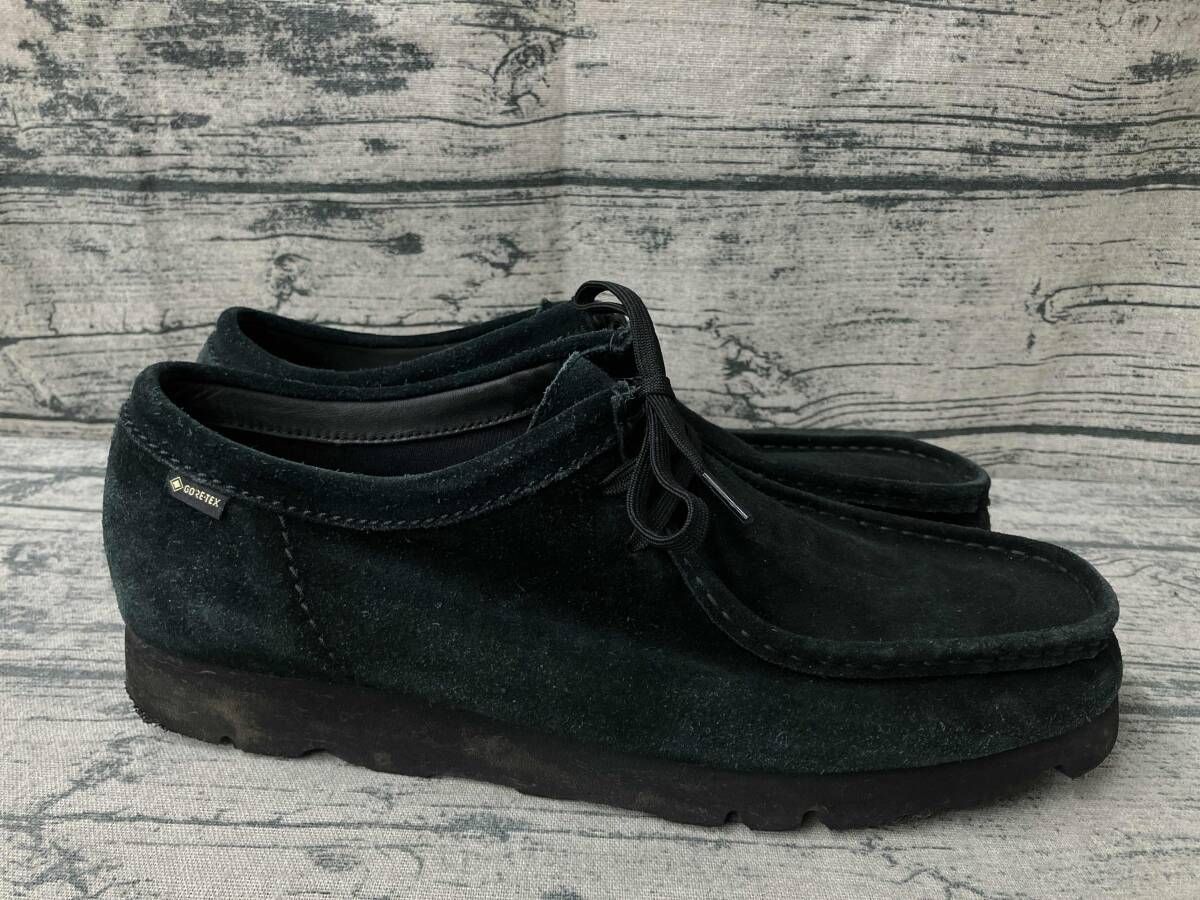 CLARKS ORIGINALS ワラビー GORE-TEX Vibram ブラック スエード size