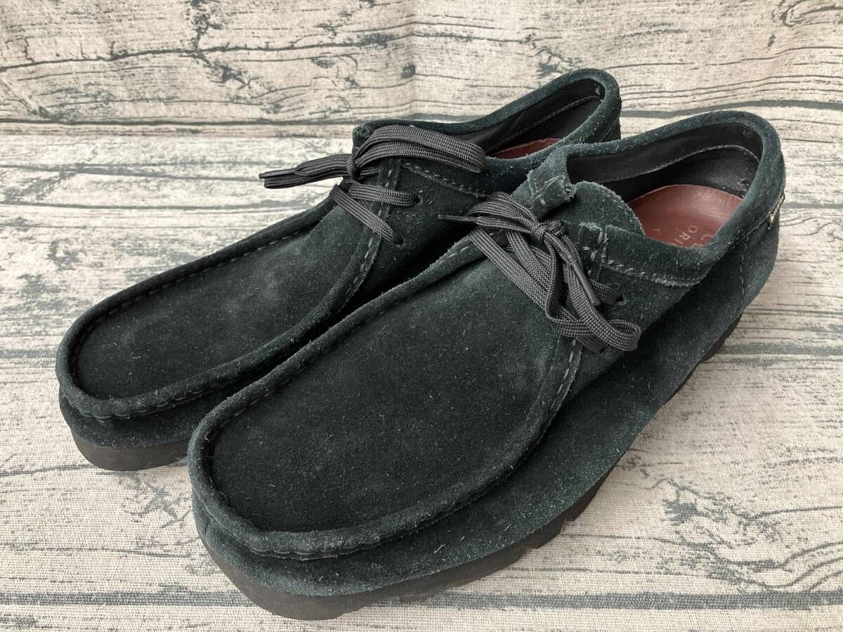 CLARKS ORIGINALS ワラビー GORE-TEX Vibram ブラック スエード size