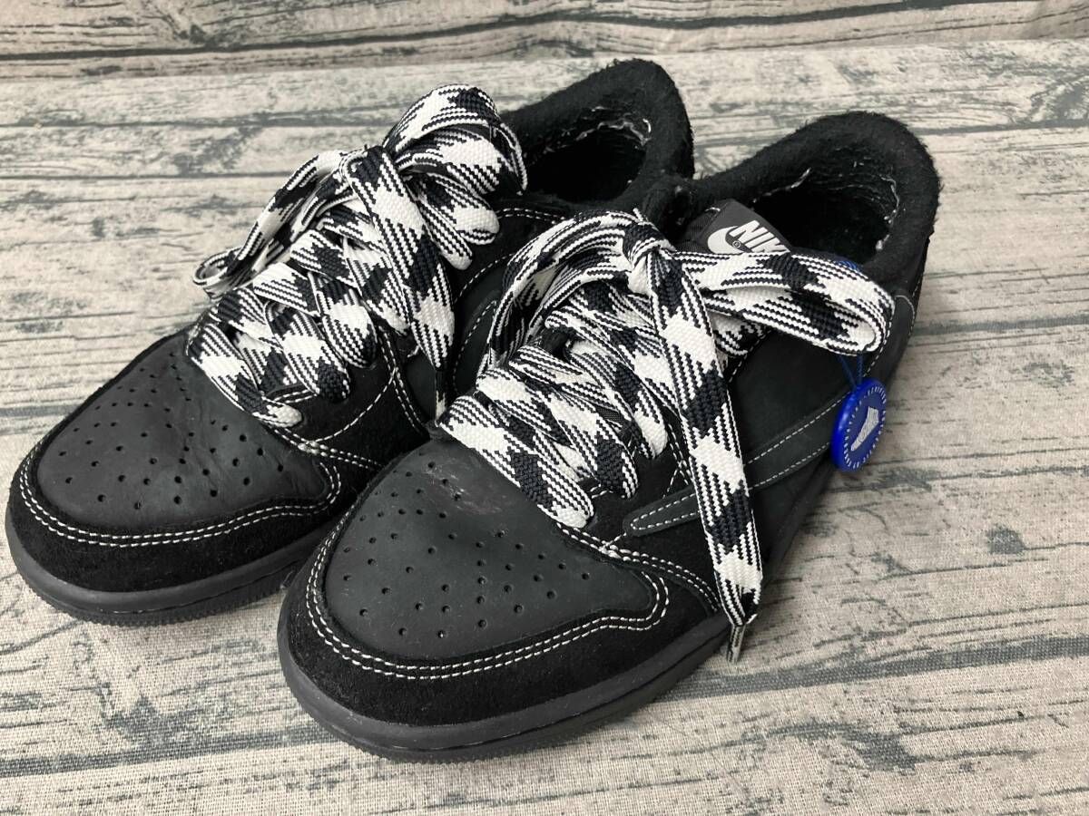 状態考慮価格 NIKE スニーカー 23.5 cm Travis Scott Air Jordan 1 ナイキ