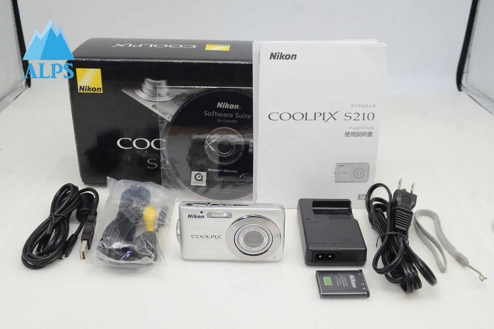 Nikon ニコン COOLPIX S210 コンパクトデジタルカメラ シルバー 元箱付