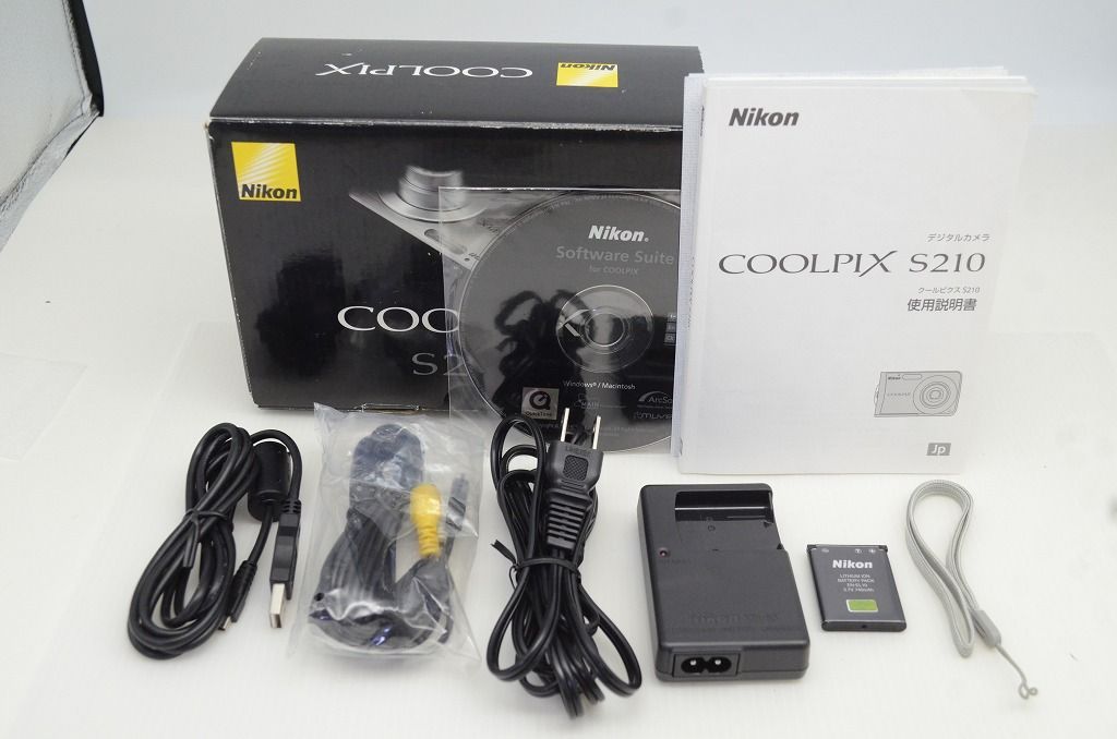 Nikon ニコン COOLPIX S210 コンパクトデジタルカメラ シルバー 元箱付