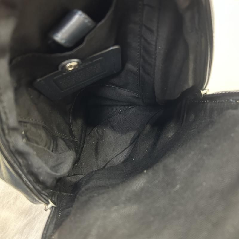 コーチ シグネチャー ヴァーシティストライプ レザーバッグ ワン