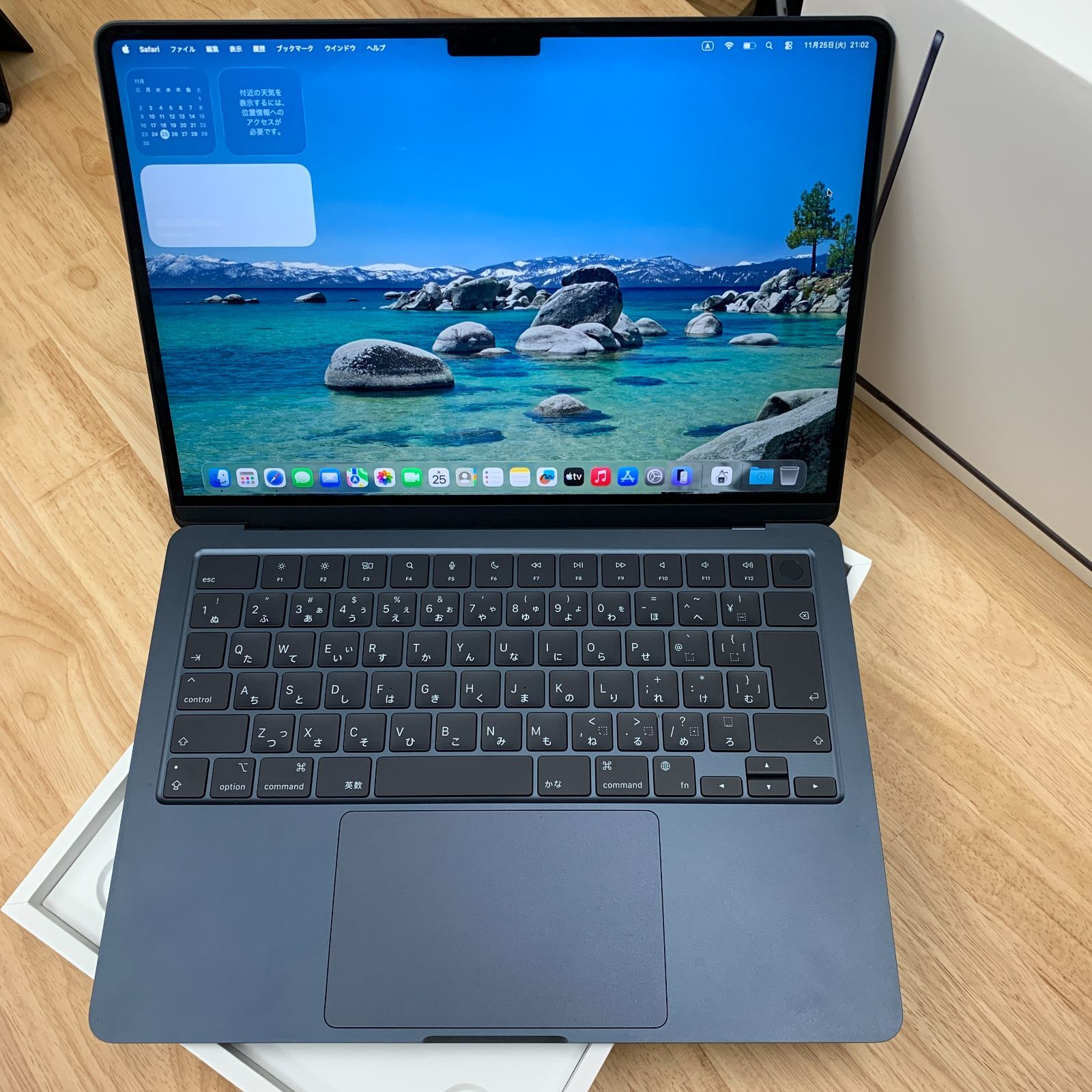 MacBook Air 13.6インチ M 2チップ 256 GB ミッドナイト V 621