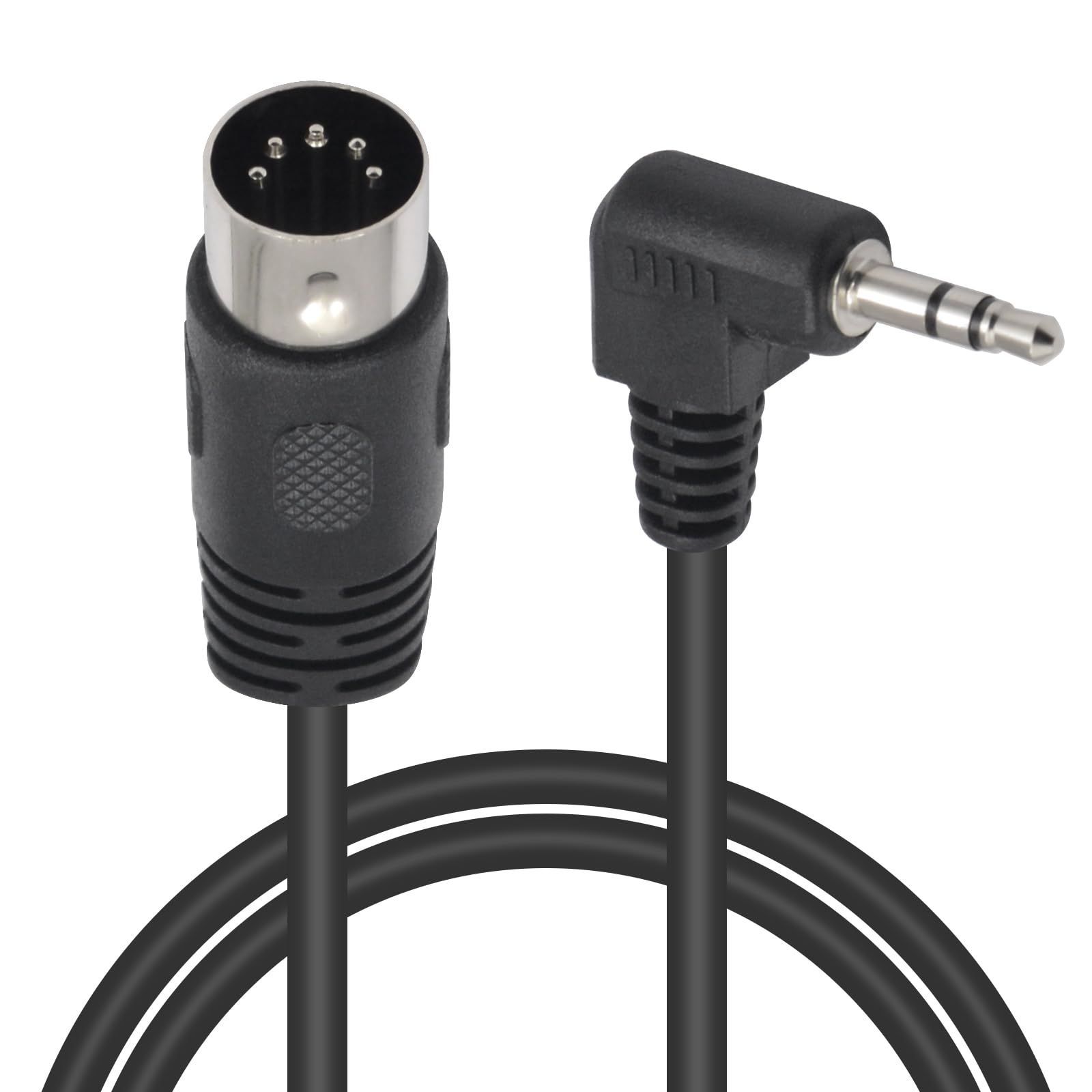 3.5mm オスケーブル、din to 5ピン 5ピン 変換ケーブル オスプラグ