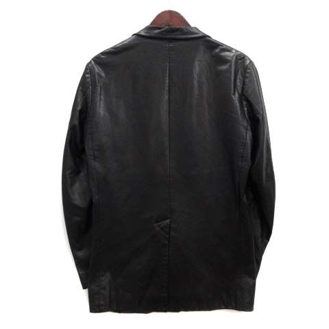 ザズー ZAZOUS REATS ZAZOUS レザー テーラード ジャケット ブラック