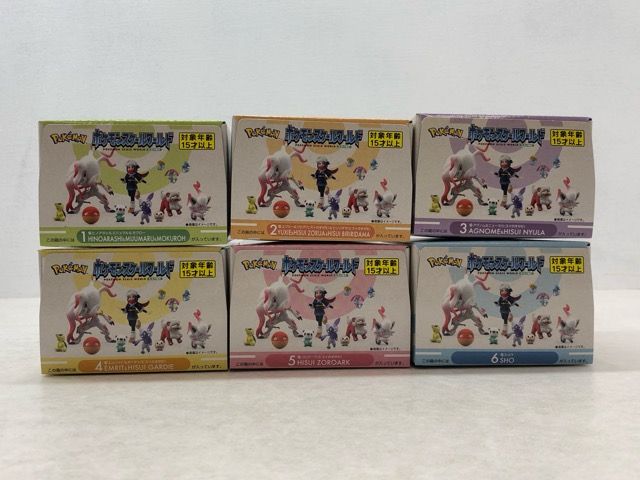 未開封☆ポケモンスケールワールド ヒスイ地方 全6種類 フル