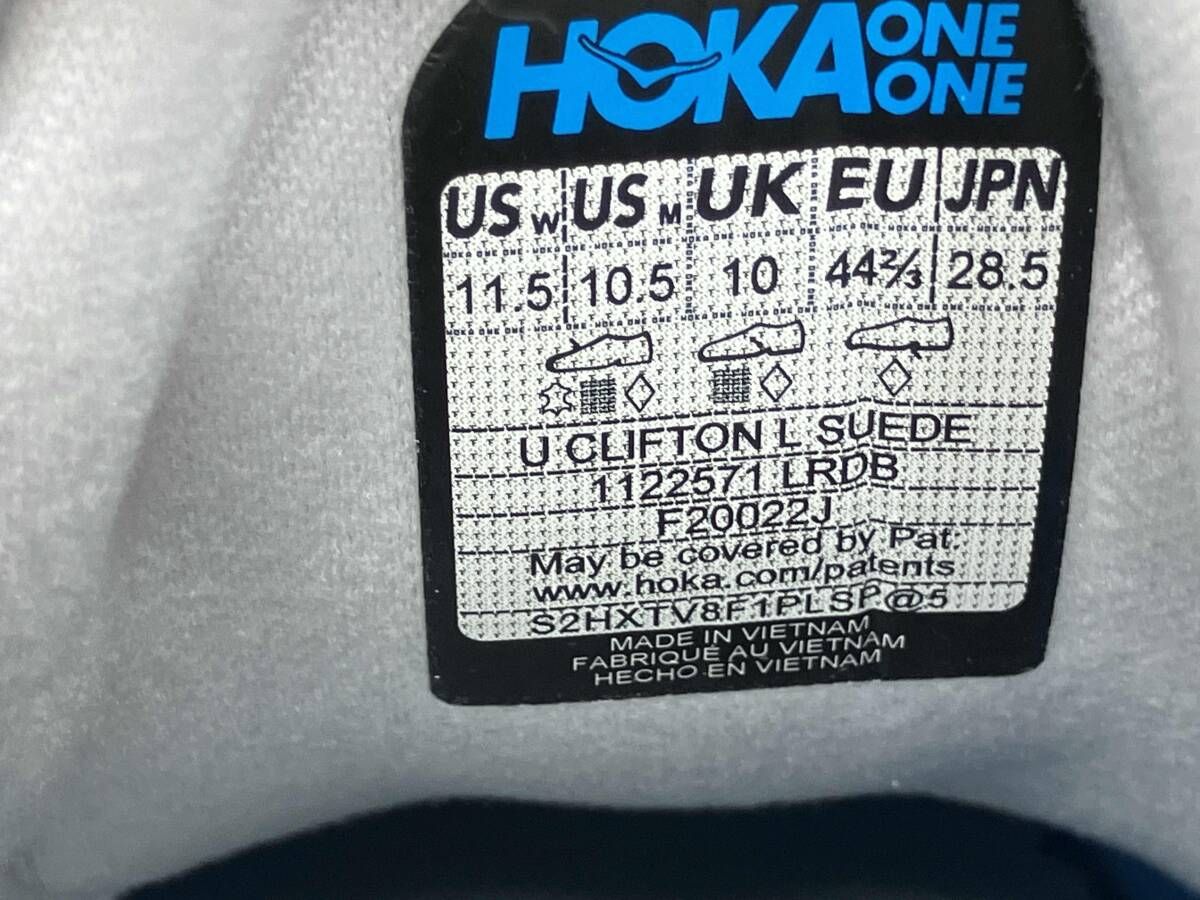 箱付き】HOKA ONE ONE ホカオネオネ CLIFTON L SUEDE クリフトン L