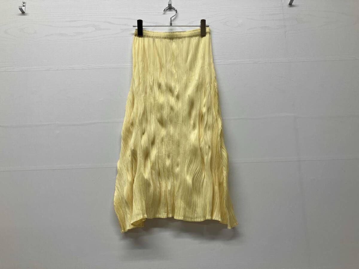 PLEATS PLEASE プリーツプリーズ PP 11-JG 581 スカート サイズ 3 イエロー 通年