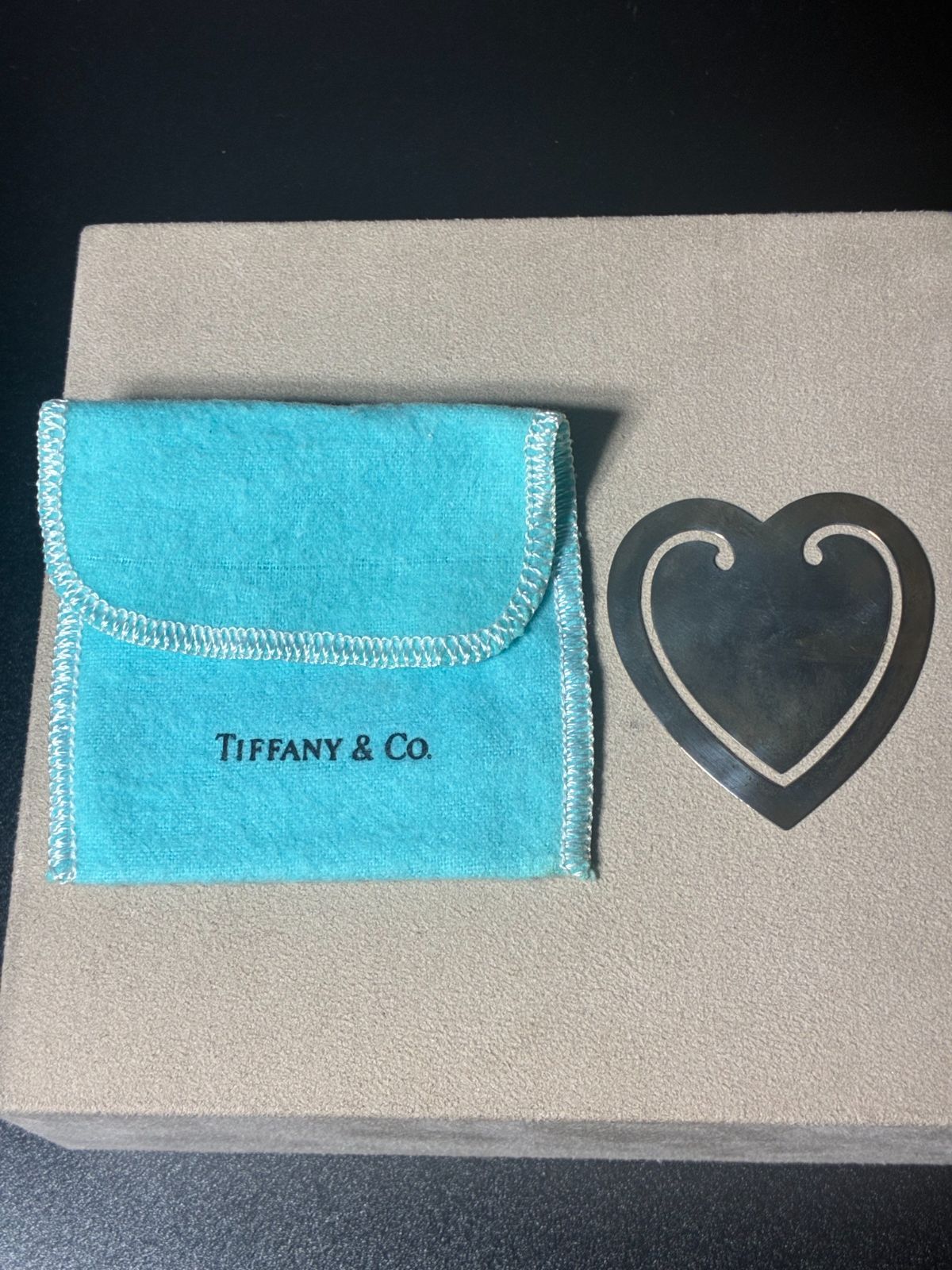 ティファニー Sv 925 ハート型 ブックマーク